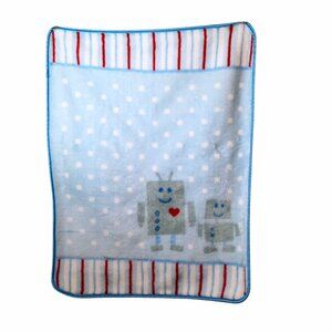 2014 Baby Vision Luvable Friends High Pile Robot Plush Security Blanket 29"X37"